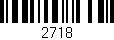 Código de barras (EAN, GTIN, SKU, ISBN): '2718'