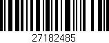 Código de barras (EAN, GTIN, SKU, ISBN): '27182485'