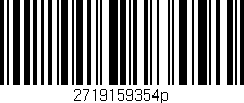Código de barras (EAN, GTIN, SKU, ISBN): '2719159354p'