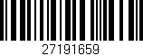 Código de barras (EAN, GTIN, SKU, ISBN): '27191659'