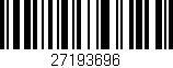 Código de barras (EAN, GTIN, SKU, ISBN): '27193696'