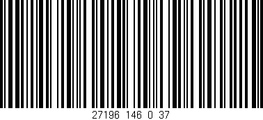 Código de barras (EAN, GTIN, SKU, ISBN): '27196_146_0_37'