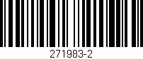Código de barras (EAN, GTIN, SKU, ISBN): '271983-2'
