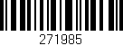 Código de barras (EAN, GTIN, SKU, ISBN): '271985'