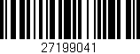 Código de barras (EAN, GTIN, SKU, ISBN): '27199041'