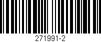 Código de barras (EAN, GTIN, SKU, ISBN): '271991-2'