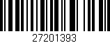 Código de barras (EAN, GTIN, SKU, ISBN): '27201393'
