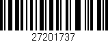 Código de barras (EAN, GTIN, SKU, ISBN): '27201737'