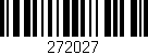 Código de barras (EAN, GTIN, SKU, ISBN): '272027'