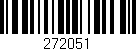 Código de barras (EAN, GTIN, SKU, ISBN): '272051'