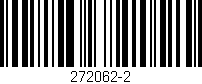 Código de barras (EAN, GTIN, SKU, ISBN): '272062-2'