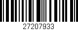 Código de barras (EAN, GTIN, SKU, ISBN): '27207933'