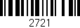 Código de barras (EAN, GTIN, SKU, ISBN): '2721'