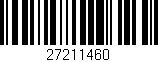 Código de barras (EAN, GTIN, SKU, ISBN): '27211460'