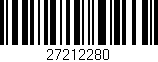Código de barras (EAN, GTIN, SKU, ISBN): '27212280'