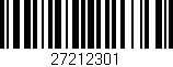 Código de barras (EAN, GTIN, SKU, ISBN): '27212301'