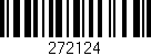 Código de barras (EAN, GTIN, SKU, ISBN): '272124'