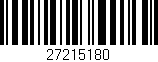 Código de barras (EAN, GTIN, SKU, ISBN): '27215180'