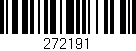 Código de barras (EAN, GTIN, SKU, ISBN): '272191'