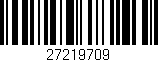 Código de barras (EAN, GTIN, SKU, ISBN): '27219709'