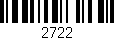 Código de barras (EAN, GTIN, SKU, ISBN): '2722'