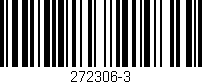 Código de barras (EAN, GTIN, SKU, ISBN): '272306-3'
