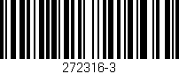 Código de barras (EAN, GTIN, SKU, ISBN): '272316-3'