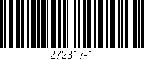 Código de barras (EAN, GTIN, SKU, ISBN): '272317-1'