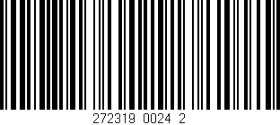Código de barras (EAN, GTIN, SKU, ISBN): '272319_0024_2'