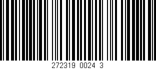 Código de barras (EAN, GTIN, SKU, ISBN): '272319_0024_3'