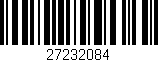 Código de barras (EAN, GTIN, SKU, ISBN): '27232084'