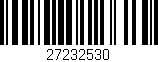 Código de barras (EAN, GTIN, SKU, ISBN): '27232530'