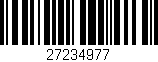 Código de barras (EAN, GTIN, SKU, ISBN): '27234977'