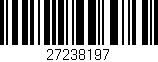 Código de barras (EAN, GTIN, SKU, ISBN): '27238197'