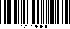 Código de barras (EAN, GTIN, SKU, ISBN): '27242268630'