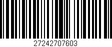 Código de barras (EAN, GTIN, SKU, ISBN): '27242707603'