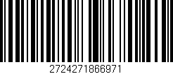 Código de barras (EAN, GTIN, SKU, ISBN): '2724271866971'