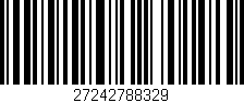 Código de barras (EAN, GTIN, SKU, ISBN): '27242788329'