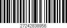 Código de barras (EAN, GTIN, SKU, ISBN): '27242838956'