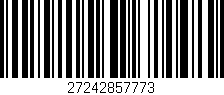 Código de barras (EAN, GTIN, SKU, ISBN): '27242857773'