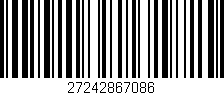 Código de barras (EAN, GTIN, SKU, ISBN): '27242867086'