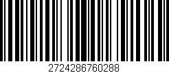 Código de barras (EAN, GTIN, SKU, ISBN): '2724286760288'