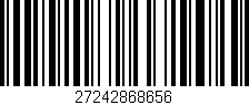 Código de barras (EAN, GTIN, SKU, ISBN): '27242868656'