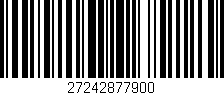 Código de barras (EAN, GTIN, SKU, ISBN): '27242877900'