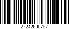 Código de barras (EAN, GTIN, SKU, ISBN): '27242890787'