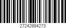 Código de barras (EAN, GTIN, SKU, ISBN): '27242894273'