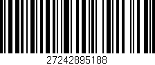 Código de barras (EAN, GTIN, SKU, ISBN): '27242895188'