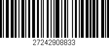 Código de barras (EAN, GTIN, SKU, ISBN): '27242908833'