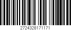 Código de barras (EAN, GTIN, SKU, ISBN): '2724328171171'