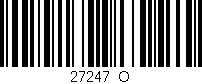 Código de barras (EAN, GTIN, SKU, ISBN): '27247_O'